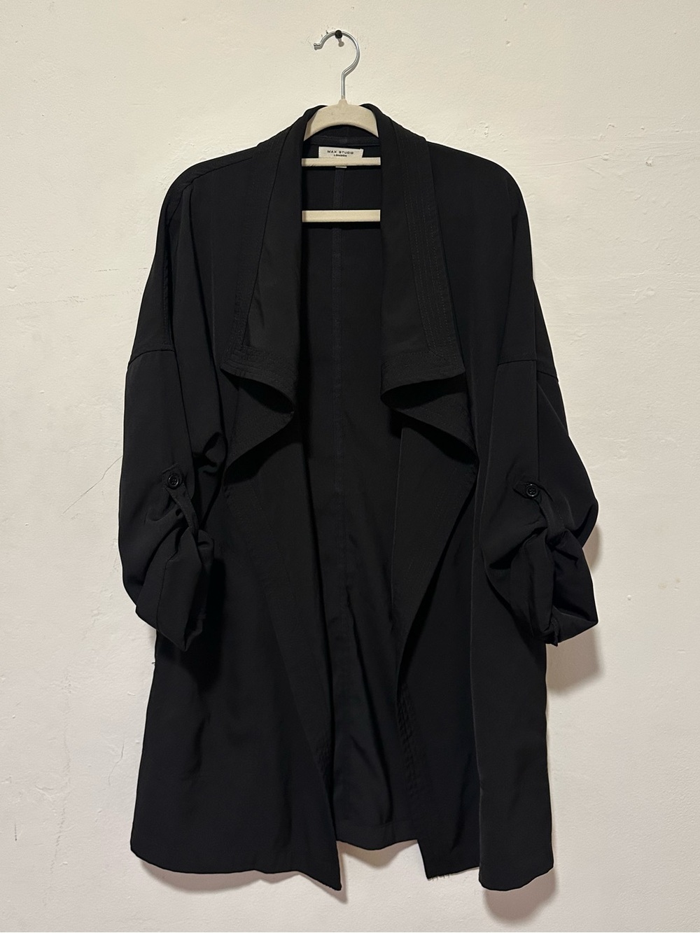 Max Studio Drape collared jacket